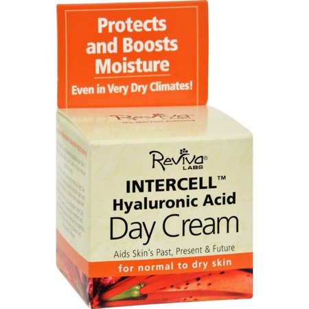 REVIVA LABS Reviva Labs HG0830661 1.5 oz Intercell Day Cream with Hyaluronic Acid HG0830661